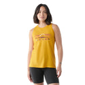 SMARTWOOL Mountain Moon Canotta donna in misto lana merino leggera e traspirante - Colore: Honey Gold - Nuovi Arrivi SS24