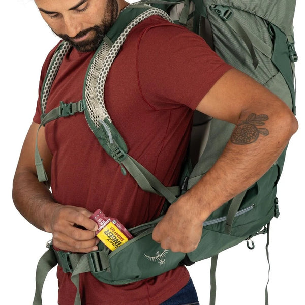 OSPREY STRATOS 44 ZAINO TREKKING 44 LITRI CON SCHIENALE STACCATO REGOLABILE - NUOVO MODELLO