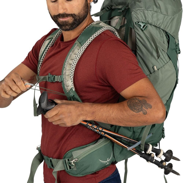 OSPREY STRATOS 44 ZAINO TREKKING 44 LITRI CON SCHIENALE STACCATO REGOLABILE - NUOVO MODELLO