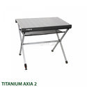 BRUNNER TITANIUM AXIA TAVOLO IN ALLUMINIO CON PIANO ARROTOLABILE DISPONIBILE IN 3 MISURE