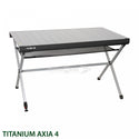 BRUNNER TITANIUM AXIA TAVOLO IN ALLUMINIO CON PIANO ARROTOLABILE DISPONIBILE IN 3 MISURE