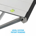 BRUNNER TITANIUM AXIA TAVOLO IN ALLUMINIO CON PIANO ARROTOLABILE DISPONIBILE IN 3 MISURE