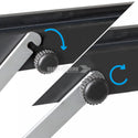 BRUNNER TITANIUM QUADRA 4 NG TAVOLO IN ALLUMINIO PIEGHEVOLE CON PIANO ARROTOLABILE
