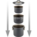BRUNNER TORRALTA Ø 20cm SET PENTOLE SALVASPAZIO PER CAMPER E BARCHE