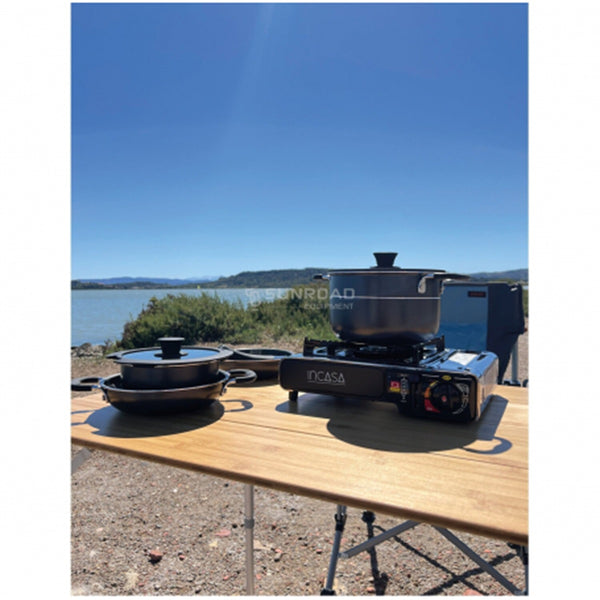 INCASA FORNELLO A GAS PORTATILE CON FUNZIONAMENTO A CARTUCCE GAS