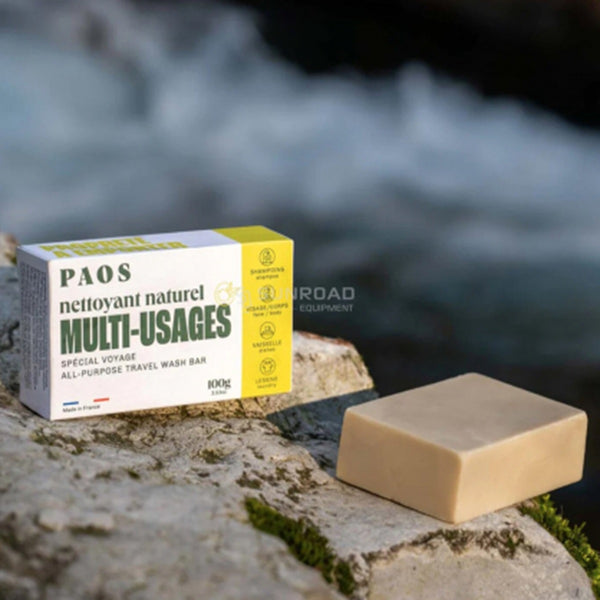 PAOS SAPONETTA DA 100g BIODEGRADABILE MULTIUSO PER CORPO / CAPELLI/ STOVIGLIE/ BUCATO