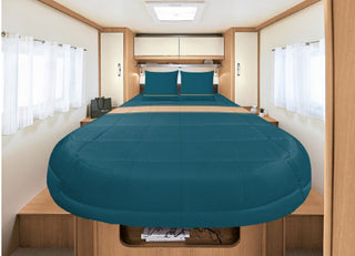 INCASA CAPRI PRONTO LETTO 210X160cm 4 STAGIONI IN COTONE PERCALLE E LYOCELL