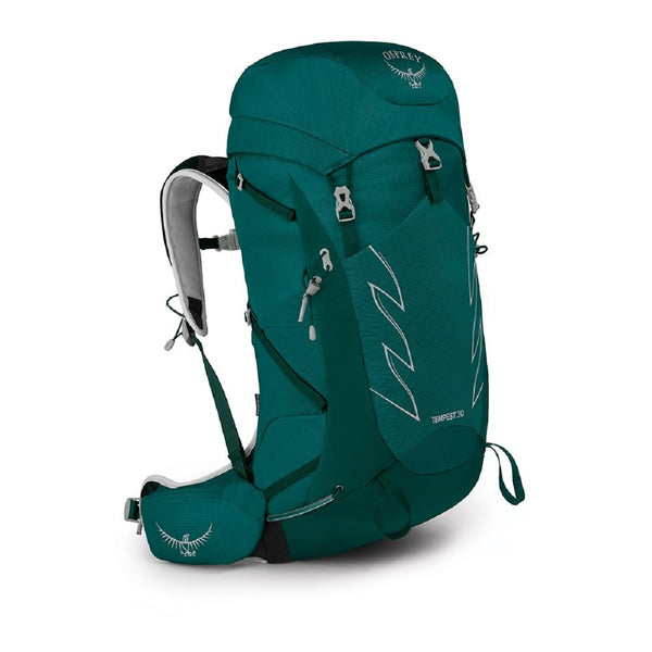 OSPREY TEMPEST 30 ZAINO TECNICO 30 LITRI DA TREKKING/ALPINISMO LEGGERO CON SCHIENALE COMPATTO DONNA - JASPER GREEN