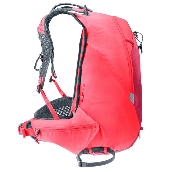 DEUTER UPDAYS 24S ZAINO DA SCIALPINISMO ULTRALEGGERO SCHIENALE COMPATTO Colore Ruby-hibiscus