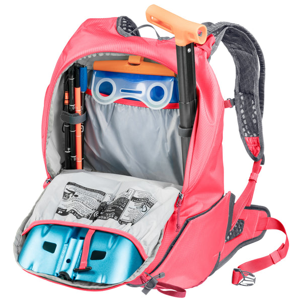 DEUTER UPDAYS 24S ZAINO DA SCIALPINISMO ULTRALEGGERO SCHIENALE COMPATTO Colore Ruby-hibiscus