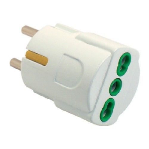 FANTON ADATTATORE SEMPLICE PRESA BIPASSO 250V