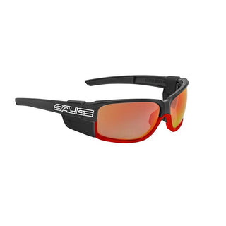 SALICE OCCHIALE DA SOLE 015RW CON 3 LENTI DI RICAMBIO RW + QUATTRO GHIACCIO + TRASPARENTE NERO ROSSO