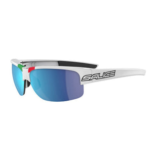SALICE OCCHIALE DA SOLE 015ITA BIANCO ITALIA RW BLU - 3 LENTI RW + QUATTRO GHIACCIO + TRASPARENTE