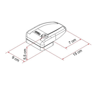 FIAMMA SAFE DOOR WHITE SERRATURA ESTERNA PER CAMPER E CARAVAN