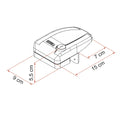 FIAMMA SAFE DOOR FRAME SERRATURA ESTERNA PER CAMPER E CARAVAN