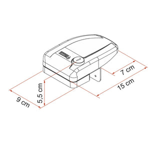 FIAMMA SAFE DOOR FRAME SERRATURA ESTERNA PER CAMPER E CARAVAN