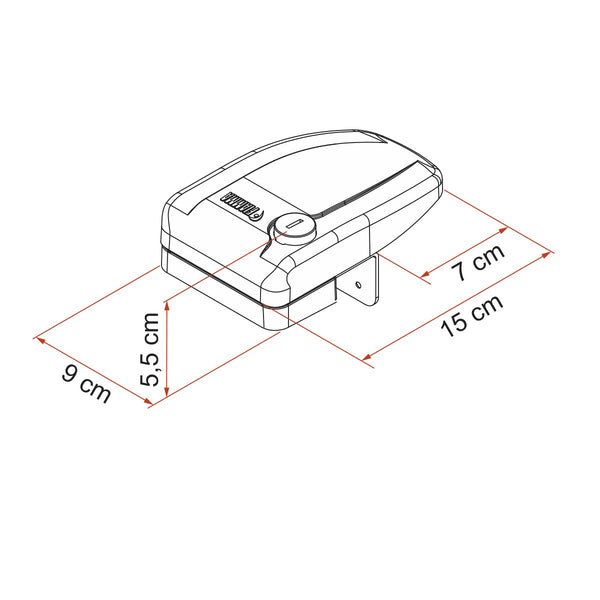 FIAMMA SAFE DOOR FRAME SERRATURA ESTERNA PER CAMPER E CARAVAN
