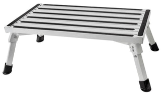 BRUNNER GO STEP XL STABILE GRADINO PIEGHEVOLE IN ROBUSTO ALLUMINIO PER CAMPER E CARAVAN