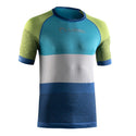 LURBEL QUIMBAYA SHORT SLEEVES T-SHIRT INTIMA ROYAL BLUE / PISTACHIO