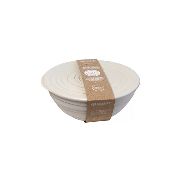 GUZZINI TIERRA CONTENITORE XL CON COPERCHIO BIANCO LATTE