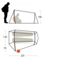 FERRINO LIGHTENT 2 PRO Tenda due posti leggera e compatta colore Grigio Chiaro