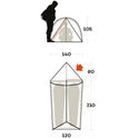 FERRINO MANASLU 2 TENDA QUATTRO STAGIONI COLORE ARANCIO