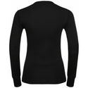 ODLO BL TOP CREW NECK LONG ACTIVE WARM ECO W MAGLIA TERMICA DONNA NERO