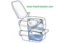FIAMMA BI-POT 30 WC PORTATILE COMODO E DI FACILE UTILIZZO