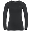 ODLO PERFORMANCE WARM MAGLIA INTIMA MANICA LUNGA DONNA - NERO