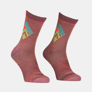 Compra wild-rose ORTOVOX ALPINE LIGHT COMP MID SOCKS DONNA CALZE TECNICHE IN LANA MERINO - DISPONIBILE IN 3 COLORI