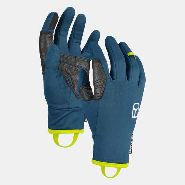 ORTOVOX FLEECE LIGHT GLOVE GUANTO UOMO IN PILE LEGGERO MISTO LANA MERINO - DISPONIBILE IN VARI COLORI