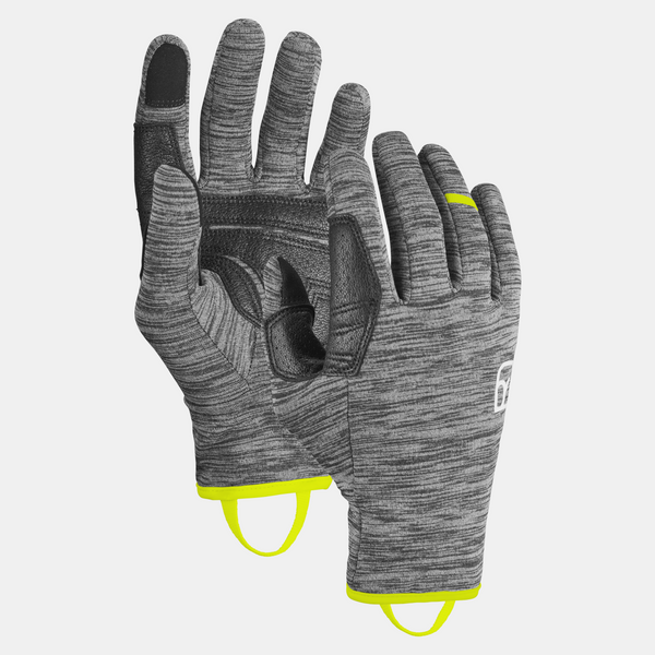 ORTOVOX FLEECE LIGHT GLOVE GUANTO UOMO IN PILE LEGGERO MISTO LANA MERINO - DISPONIBILE IN VARI COLORI