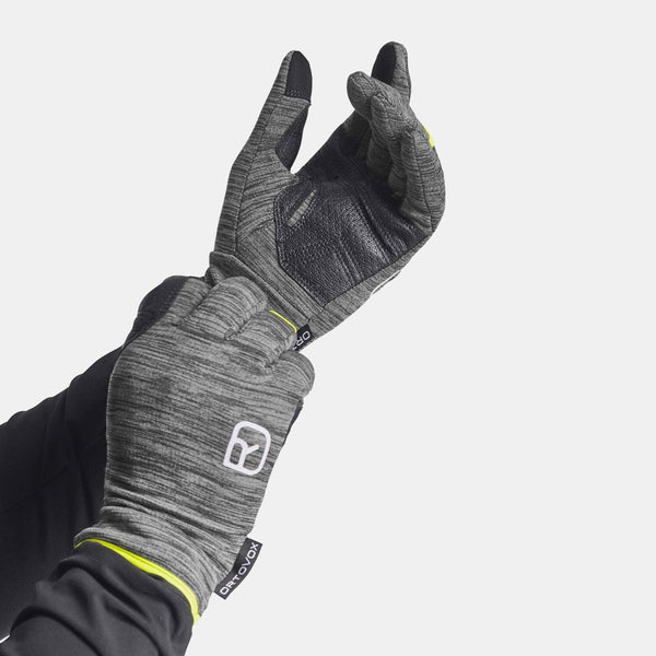 ORTOVOX FLEECE LIGHT GLOVE GUANTO UOMO IN PILE LEGGERO MISTO LANA MERINO - DISPONIBILE IN VARI COLORI
