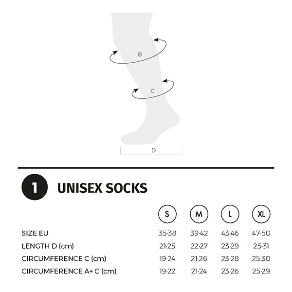 LURBEL ATLAS CALZE ALTE TECNICHE TRASPIRANTI UNISEX - DISPONIBILE IN 2 COLORI