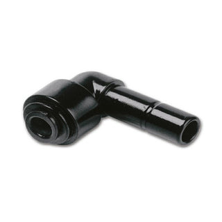 RACCORDO ACQUA A GOMITO CON CODOLO 12MM.