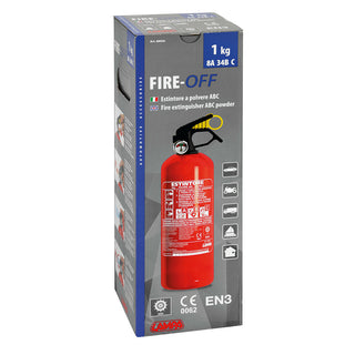 LAMPA FIRE-OFF ESTINTORE DA 1KG OMOLOGATO 8A 34B C