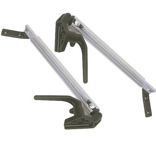 EUROACCESSOIRES Braccetti Polyfix Set Sinistro + Destro Altezza 200 Mm - RICAMBI FINESTRE POLYPLASTIC