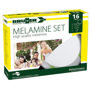 BRUNNER MIDDAY TULIP SET PIATTI IN RESISTENTE MELAMINA