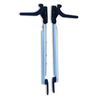 POLYPLASTIC COPPIA BRACCETTI A SCATTO POLYFIX DX/SX CON MANIGLIE 300/400MM