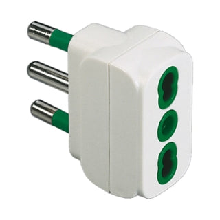 FANTON ADATTATORE SEMPLICE SPINA 2P+T 16A 250V BIPASSO