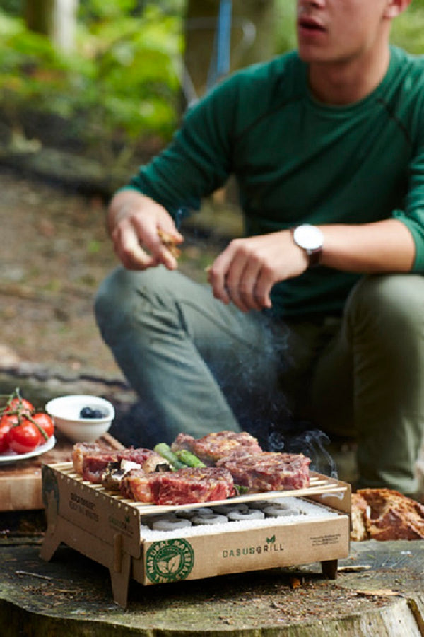 CASUSGRILL - BARBECUE MONOUSO -  La griglia ecologica che dura 60 minuti!