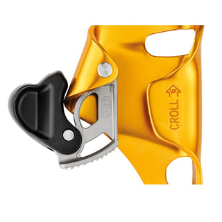 PETZL ROPE CLAMP CROLL L BLOCCANTE VENTRALE PER CORDE DA 8 A 13mm