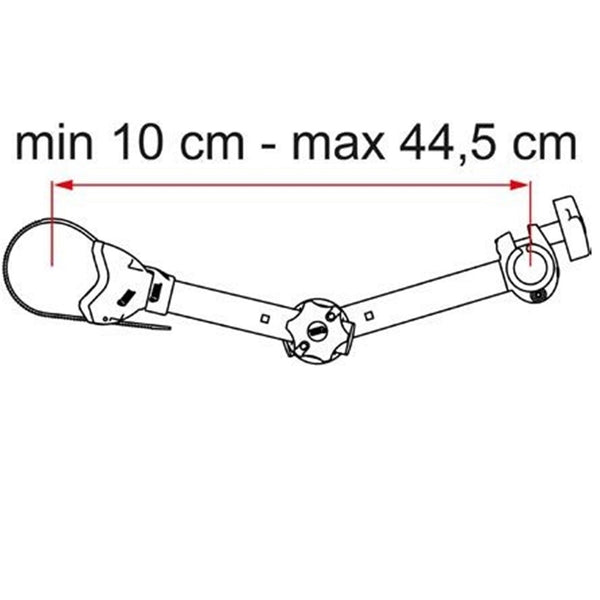 FIAMMA BIKE-BLOCK PRO D1 SISTEMA DI BLOCCAGGIO BICICLETTE - DISPONIBILE IN 2 COLORI