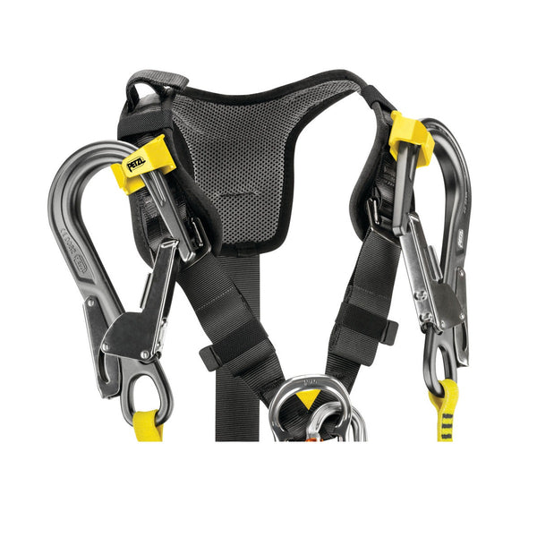 PETZL AVAO BOD FAST Nero/Giallo Taglia 0 - Versione europea Imbracatura anticaduta