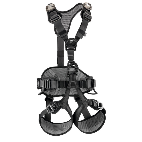 PETZL AVAO BOD FAST Nero/Giallo Taglia 0 - Versione europea Imbracatura anticaduta