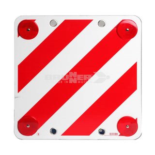 BRUNNER ZEBRA PL CARTELLO CARICHI SPORGENTI 50X50 - NON OMOLOGATO IN ITALIA