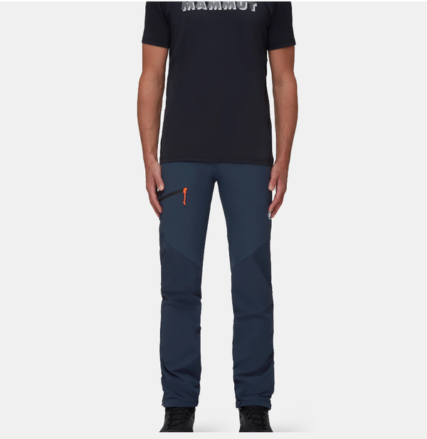 MAMMUT COURMAYEUR SO PANTS MAN PANTALONI SOFTSHEEL ANTIVENTO TRASPIRANTI (MARINE) - NUOVI ARRIVI