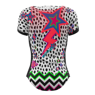 CRAZY T-SHIRT SLASH MAGLIETTA CON TOP IN MICROFIBRA INCORPORATO Colore Tempest - SUMMER 2023