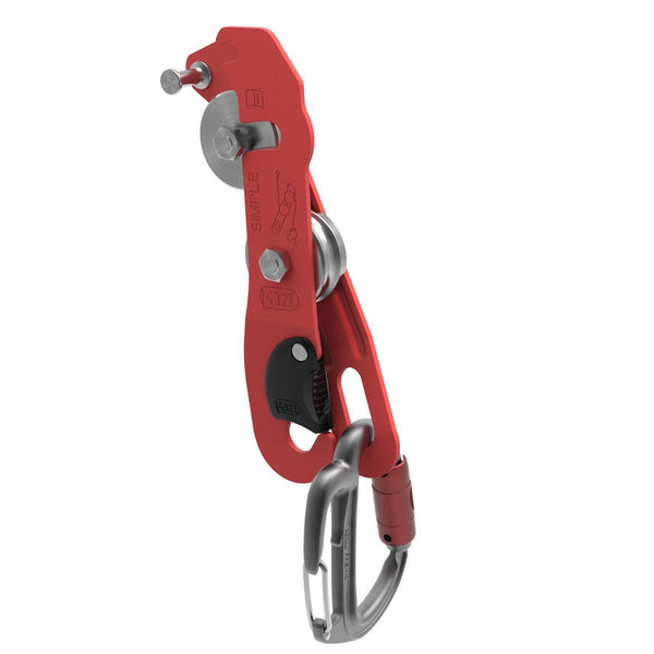 PETZL SIMPLE DESCENDER DISCENSORE DA SPELEOLOGIA UTILIZZABILI CON CORDE SEMISTATICHE DA 8.5 A 11mm