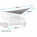 BRUNNER DEFLECTOR 360X360X360 TENDALINO PARASOLE OMBREGGAINTE TRIANGOLARE - IN PROMOZIONE!